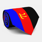 ポリアモリープライド国旗 ネクタイ (ロール)