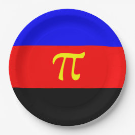 ポリアモリープライド国旗 ペーパープレート