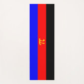 ポリアモリープライド国旗 ヨガマット (正面)