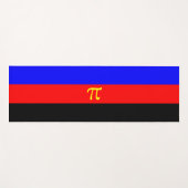 ポリアモリープライド国旗 ヨガマット (正面(横))