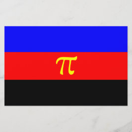 ポリアモリープライド国旗 便箋