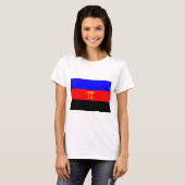 ポリアモリープライド国旗 Tシャツ (正面フル)