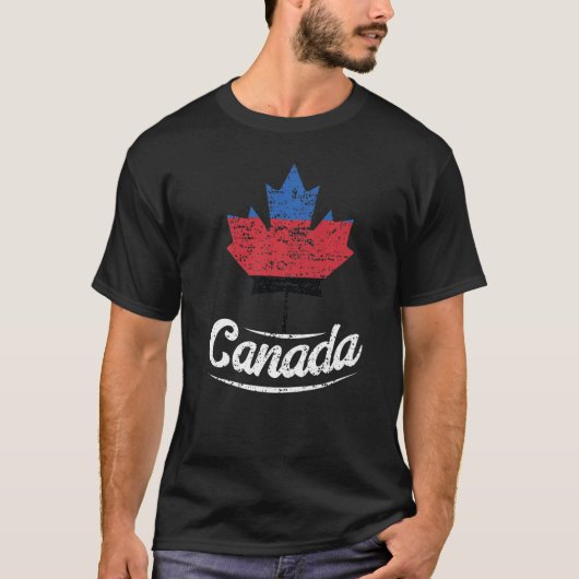 ポリアモリープライド州旗カナダポリアマラス Tシャツ (正面)