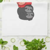 ポリアモリー国旗のプライドLgbtqかわいいスロッスパイル キッチンタオル (折り畳み)