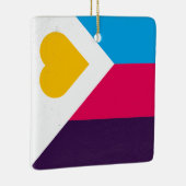 ポリアモリー・トリコラー セラミックオーナメント (右)