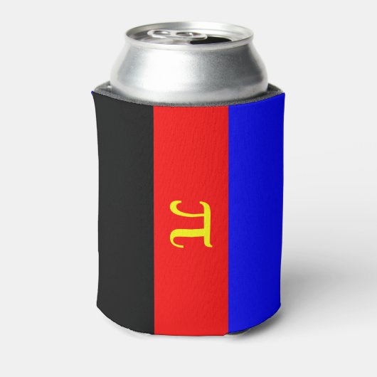 ポリアモリー プライド フラッグ 缶クーラー (缶裏面)