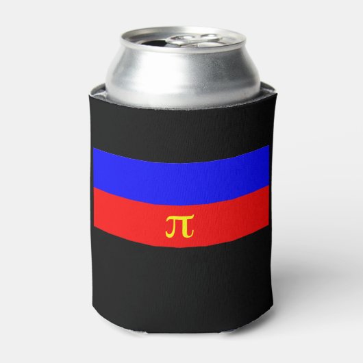 ポリアモリー プライド フラッグ 缶クーラー (缶正面)