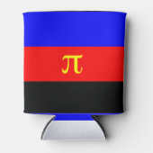 ポリアモリー プライド フラッグ 缶クーラー (正面)