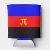 ポリアモリー プライド フラッグ 缶クーラー (裏面)