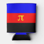 ポリアモリー プライド フラッグ 缶クーラー (正面)