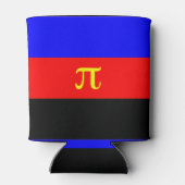 ポリアモリー プライド フラッグ 缶クーラー (裏面)