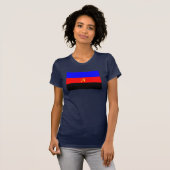 ポリアモリー プライド フラッグ Tシャツ (正面フル)