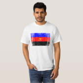 ポリアモリー プライド フラッグ Tシャツ (正面フル)