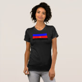 ポリアモリー・プライド・フラッグ Tシャツ (正面フル)