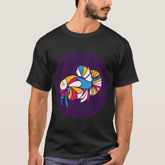 ポリアモリー プライド ベタ Tシャツ (正面)
