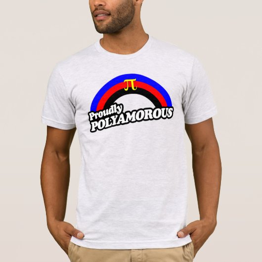 ポリアモリー プライド Tシャツ (正面)