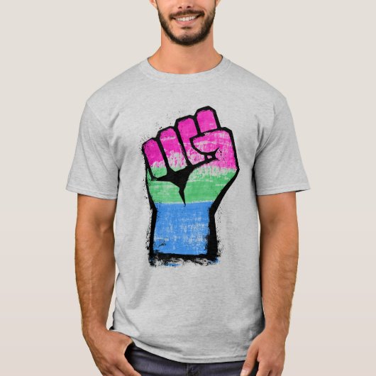 ポリアモリー・プライドTシャツ Tシャツ (正面)