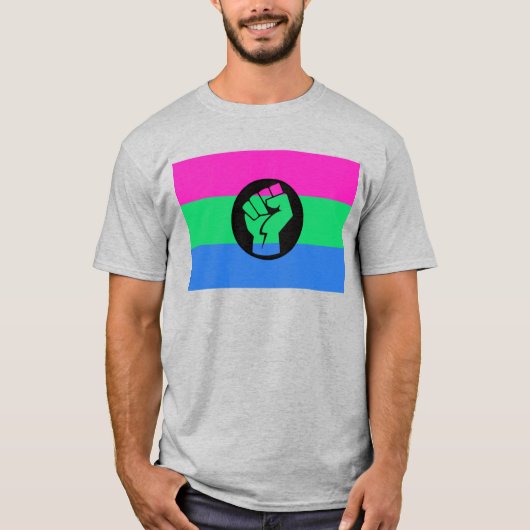 ポリアモリー・プライドTシャツ Tシャツ (正面)