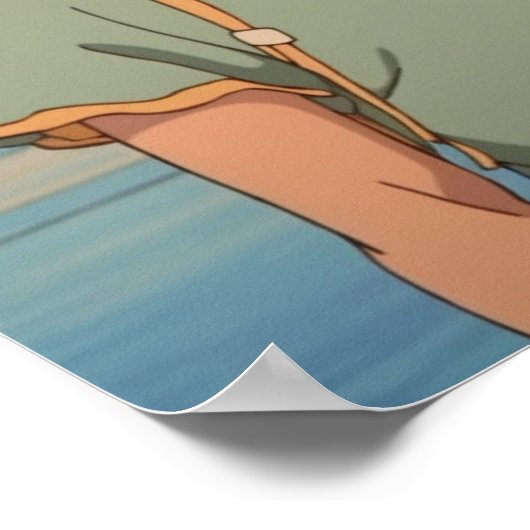 ポリアラーマのトライアド80年代のレトロ日本の ポスター (角)