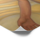 ポリアラーマの三尊像のビーチ ポスター (角)