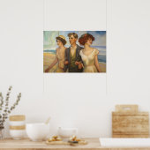 ポリアラーマの三尊像のビーチ ポスター (キッチン)