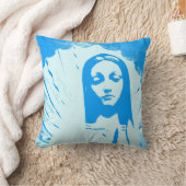ポリエステルマリアナの青い装飾用クッション16" x 16" クッション (Blanket)