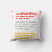 ポリエステル装飾用クッション16" x 16" クッション (裏面)