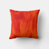 ポリエステル装飾用クッション16x16の赤の炎 クッション (裏面)