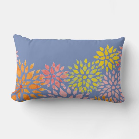 ポリエステル装飾用クッション、腰枕13" x 21" ランバークッション (正面)