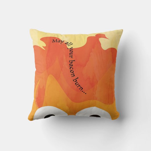 ポリエステルCalciferの枕 クッション (裏面)