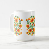 💛🧡ポリオ❤️ン素晴らしフォークワイシナンキ コーヒーマグカップ (正面左)