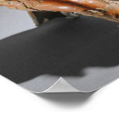 ポリクロームの2部構成の人形の容器、おそらく ポスター (角)