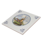 ポリクローム風光明媚なアンティークレプロデルフトセラミックタイル タイル (側面)