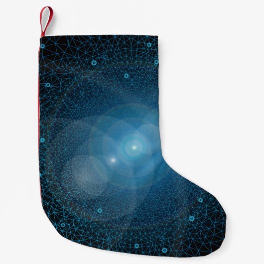 ポリゴンの人工知能 スモールクリスマスストッキング (正面)