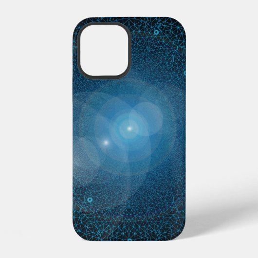 ポリゴンの人工知能 iPhoneケース (裏面)