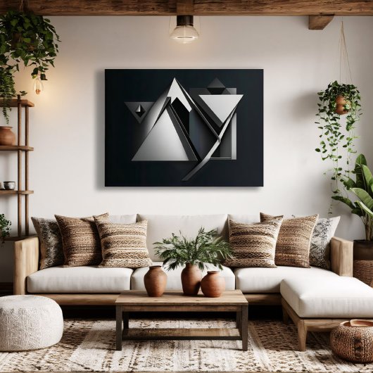 ポリゴンの精密オーバーレイ ポスター