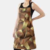 ポリゴンの背景：抽象芸術テクスチャアート エプロン (インサイチュ)