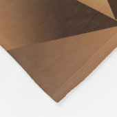 ポリゴンの背景:抽象芸術テクスチャアート フリースブランケット (角)