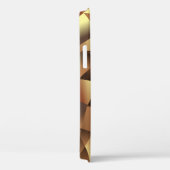 ポリゴンの背景：抽象芸術テクスチャアート Case-Mate iPhoneケース (裏面 / 右)