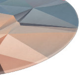 ポリゴンモザイク：クリエイティブ幾何学的エレガンス。 カッティングボード (角)