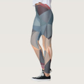 ポリゴンモザイク：クリエイティブ幾何学的エレガンス。 レギンス (左)