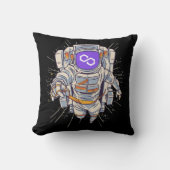 ポリゴン宇宙飛行士 – Matic Crypto クッション (正面)