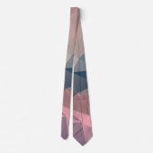 ポリゴン幾何学三角形の明るいカラフルco ネクタイ (裏面)