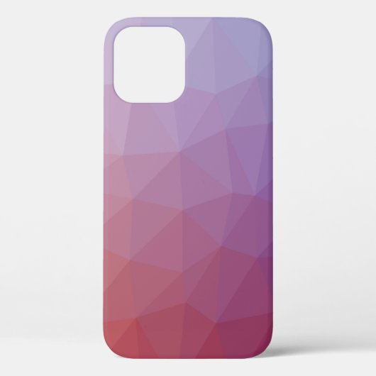 ポリゴン抽象芸術モダン抽象芸術イラストレーション Case-Mate iPhoneケース (裏面)