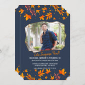 ポリゴン秋写真招待状 招待状 (正面/裏面)