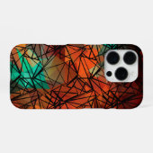 ポリゴン絵画、 iPhoneケース (裏面横)