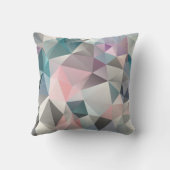 ポリゴン、三角形 クッション (裏面)