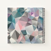 ポリゴン、三角形 ノートブック (裏面)