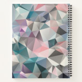 ポリゴン、三角形 ノートブック (裏面)