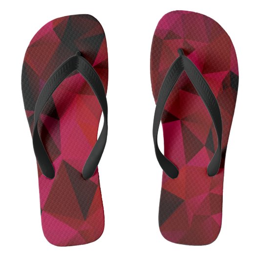 ポリゴン、三角形 ビーチサンダル (フットベッド)